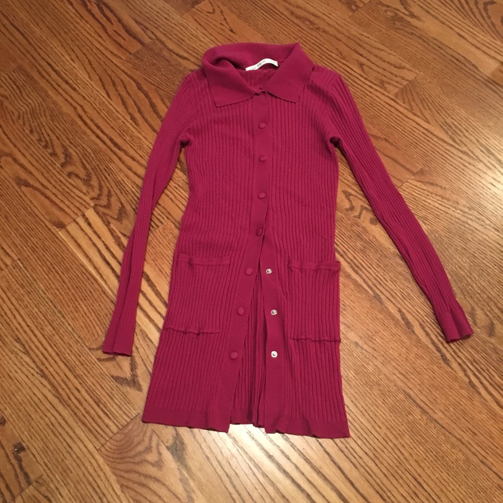 LIVE THE PROCESS Knit Collared Cardigan XS/S